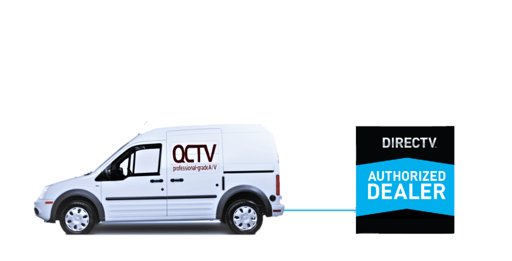 QCTV van with Directv Logo